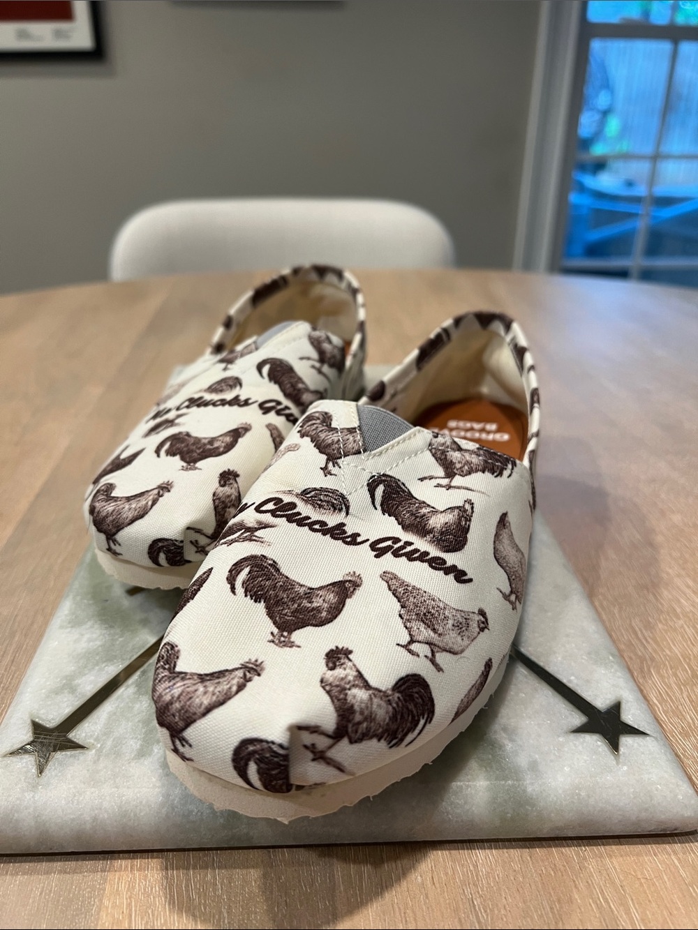 Custom Groove Bags Chicken shoes